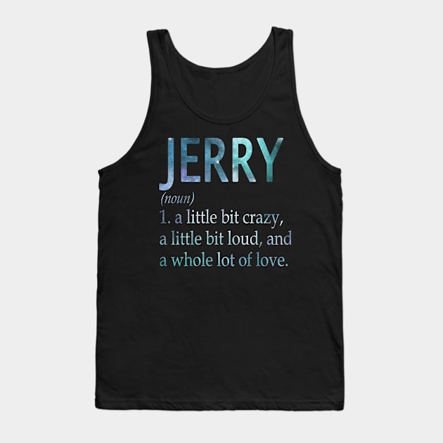 Jerry Tank Top by Ban Guns Not Books- Typography fullcolor